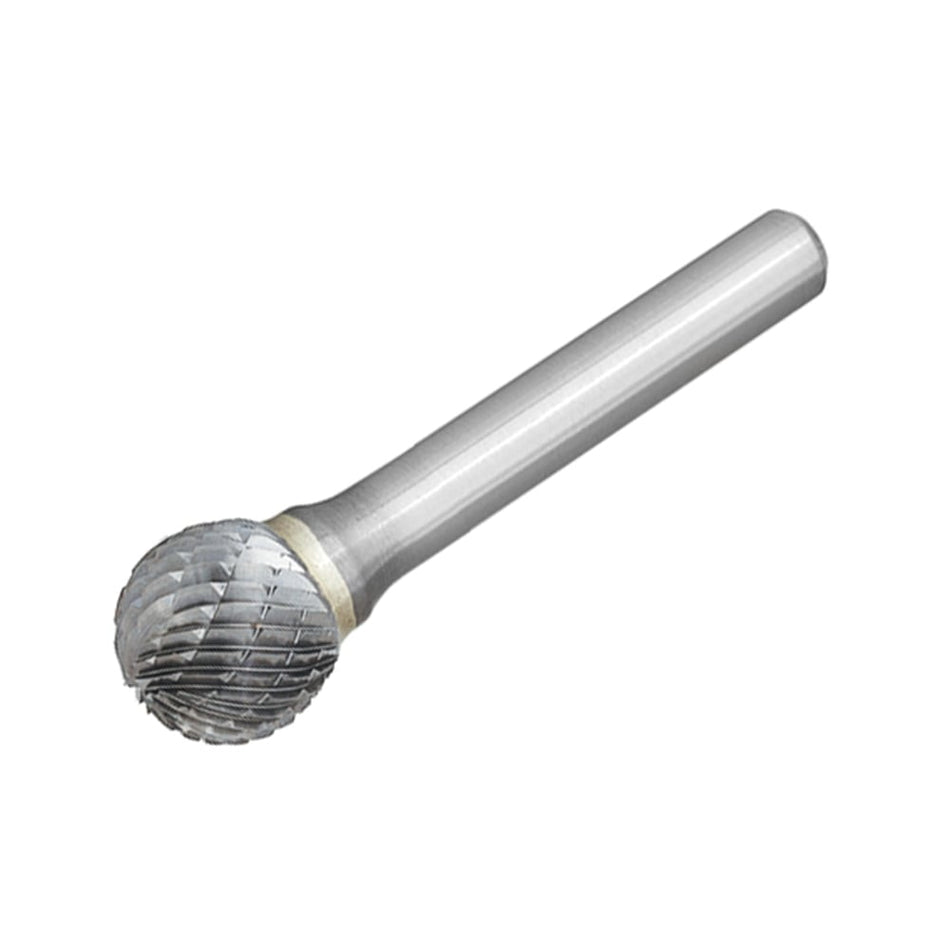 Solid Carbide Bright Rotary Burr Ball 12.7mm x 6mm