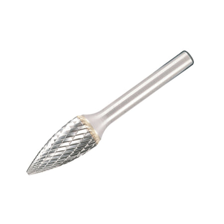 Solid Carbide Rotary Burr Bright Pointed Tree 9.6mm x 6mm