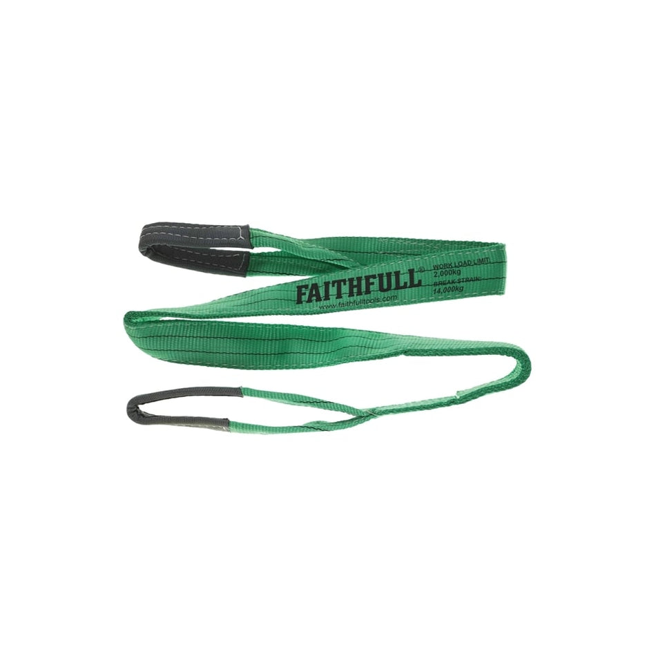 Lifting Sling Green 2 Tonne 60mm x 2m