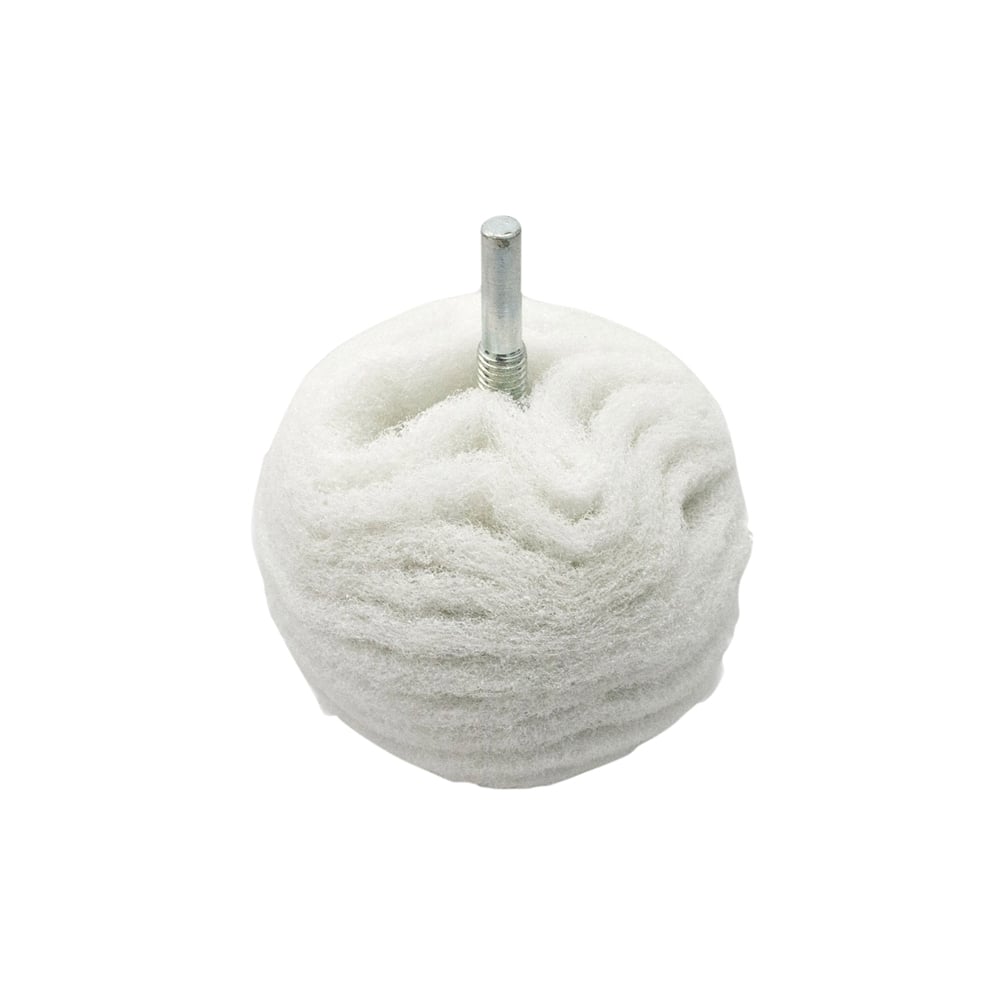 Scruff Ball 75mm / 3in White Non-Scratch