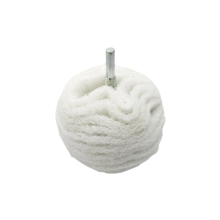 Scruff Ball 75mm / 3in White Non-Scratch