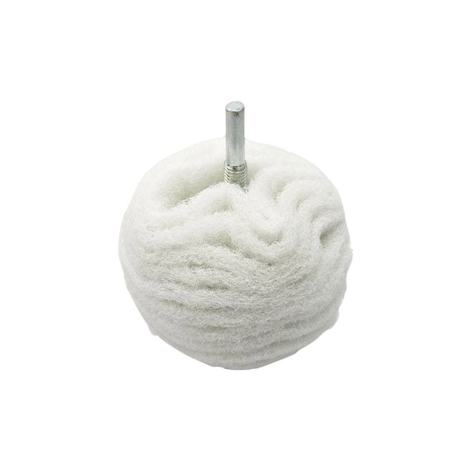 Scruff Ball 75mm / 3in White Non-Scratch