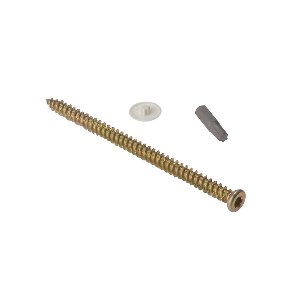 Concrete Frame Screw Torx, Compatible High-Low Thread ZYP 7.5 x 42mm Bag 10