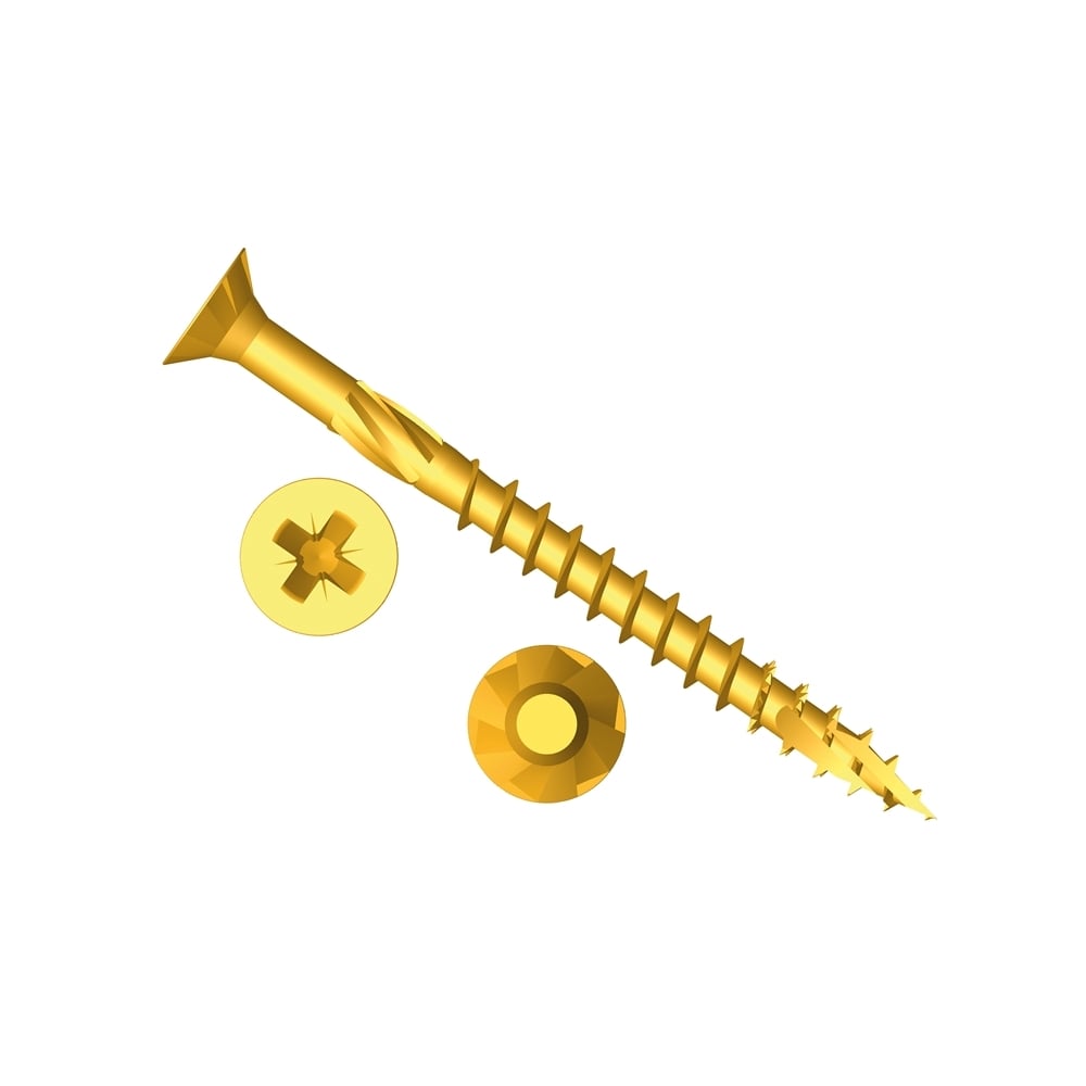 ForgeFast Pozi, Compatible Elite Performance Wood Screw ZY 6.0 x 100mm Box 100