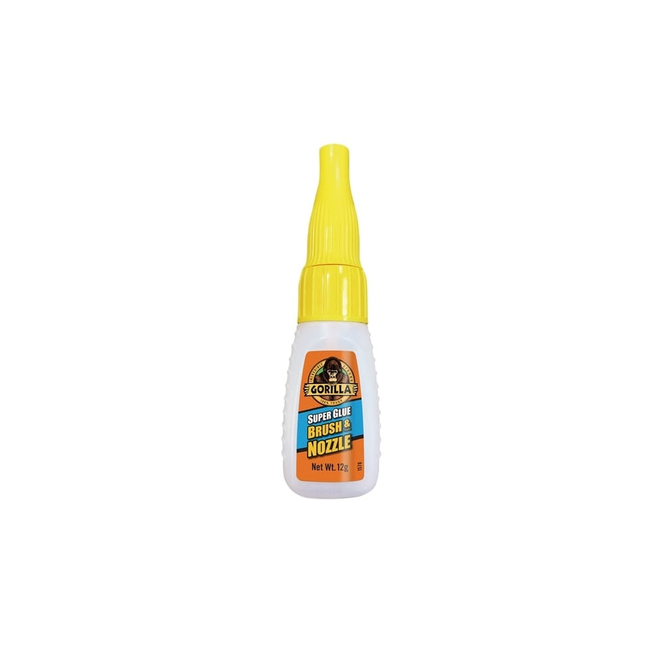 Gorilla Super Glue Brush & Nozzle 12g