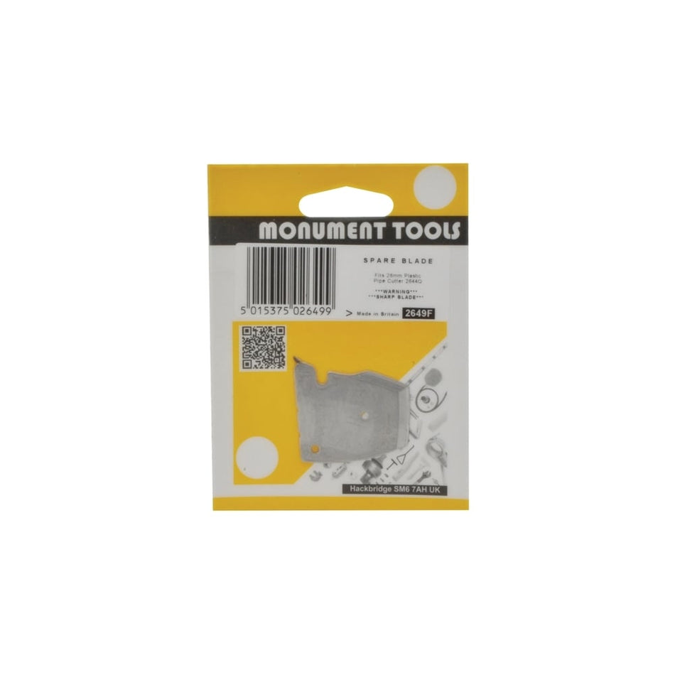 2649F Spare Blade for 2644Q 28mm Plastic Pipe Cutter