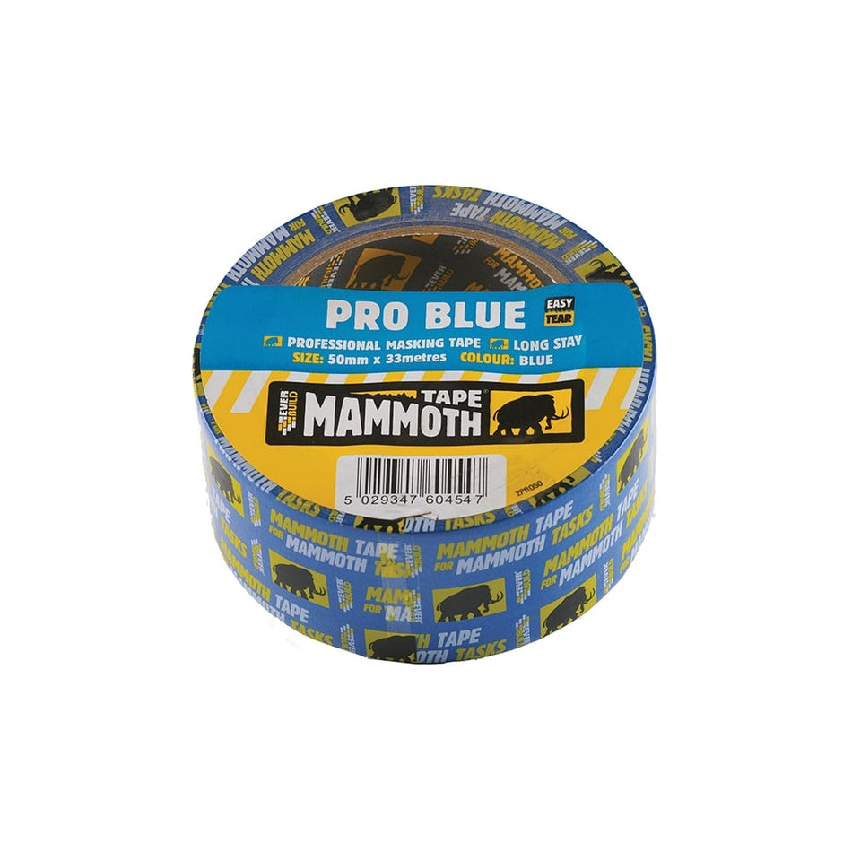 Everbuild Pro Blue Masking Tape 50mm x 33m