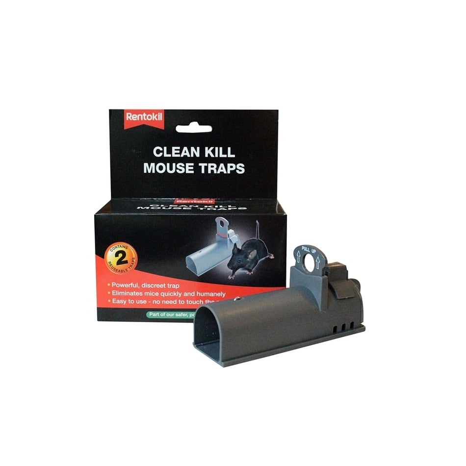 Clean Kill Mouse Traps (Pack of 2)
