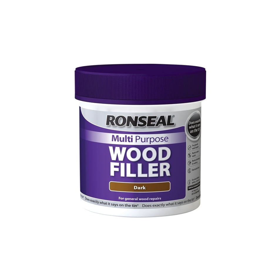 Multi Purpose Wood Filler Tub Dark 465g
