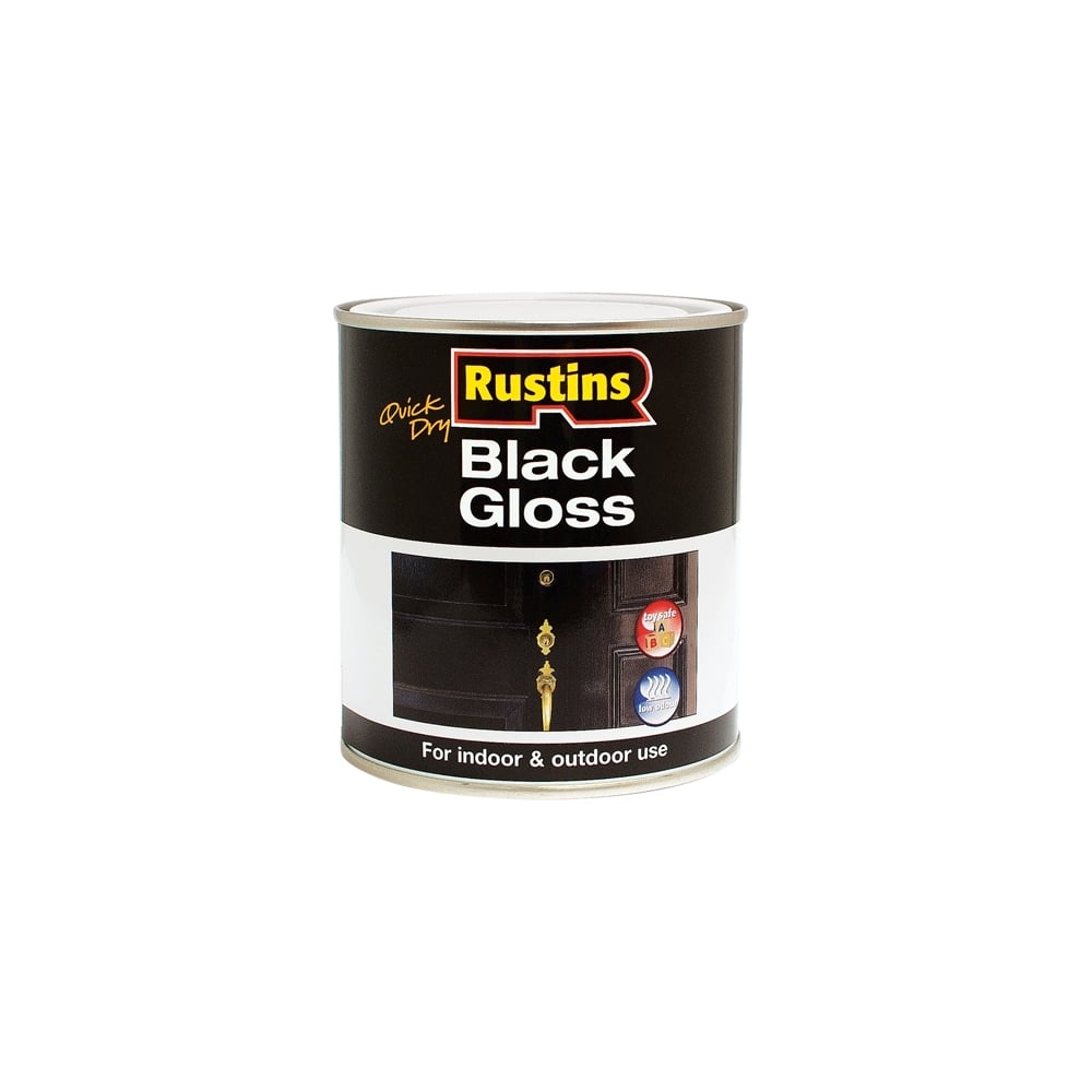Gloss Paint Water Based Black 250ml
