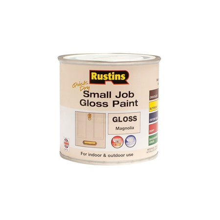 Quick Dry Small Job Gloss Paint Magnolia 250ml