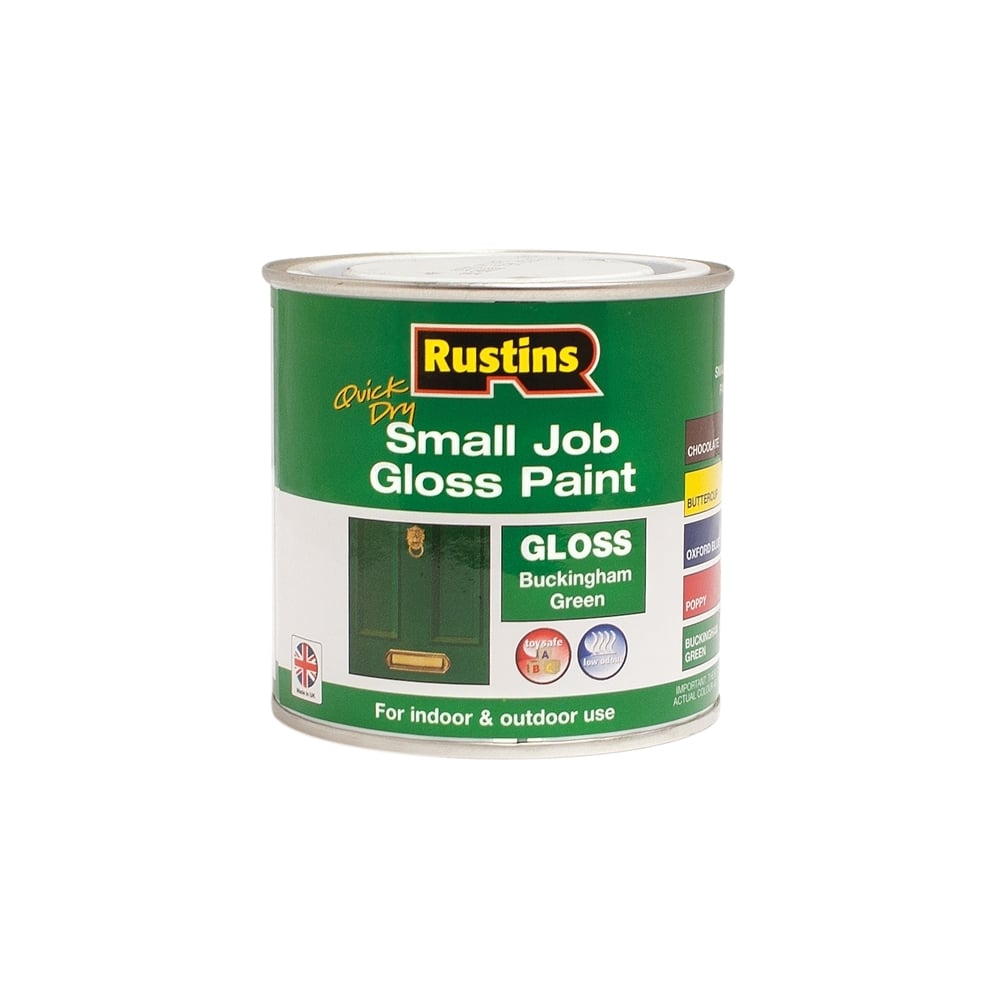 Quick Dry Small Job Gloss Paint Buckingham Green 250ml