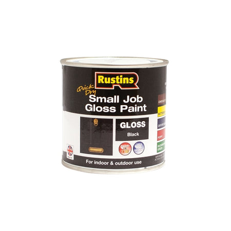 Quick Dry Small Job Gloss Paint Black 250ml