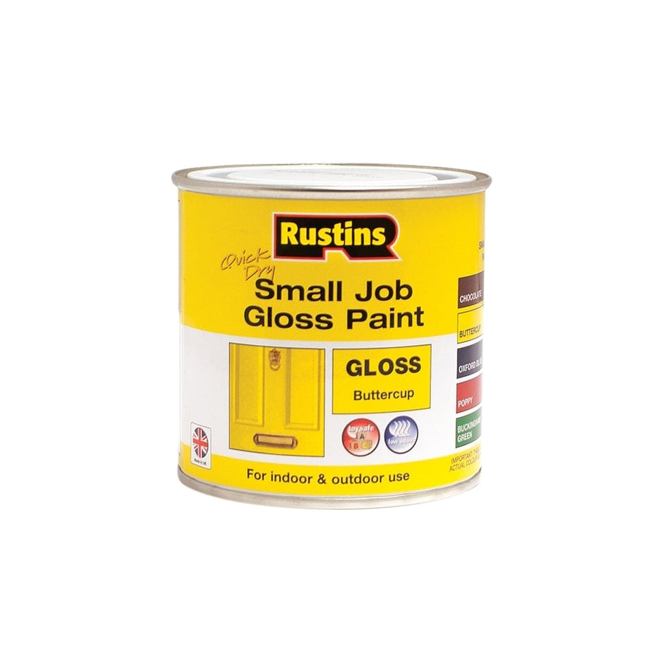 Quick Dry Small Job Gloss Paint Buttercup 250ml