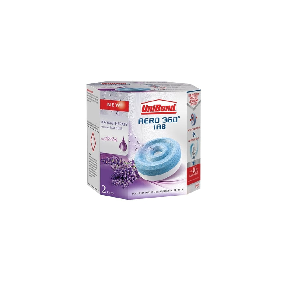 Aero 360 Moisture Absorber Aromatherapy Lavender Refills Pack of 2