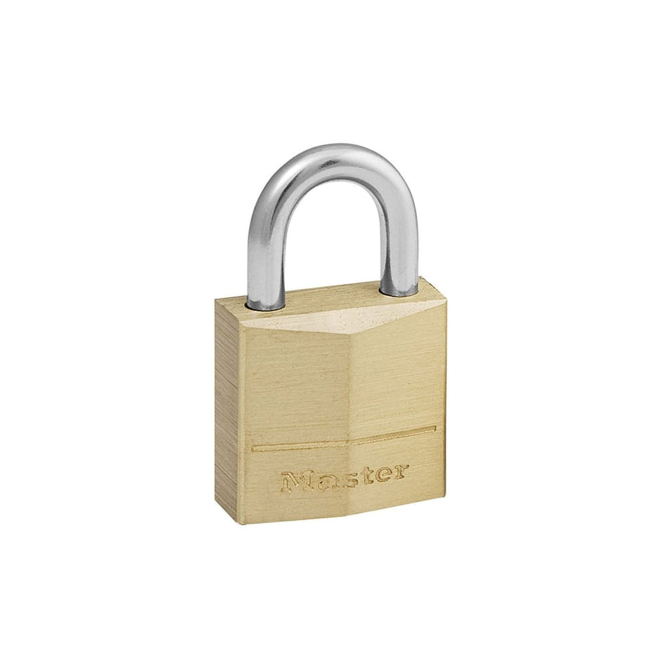 Master Lock Solid Brass 20mm Padlock 3 Pin