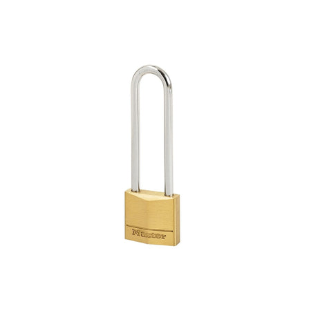 Master Lock Solid Brass 30mm Padlock 4 Pin - 64mm Shackle