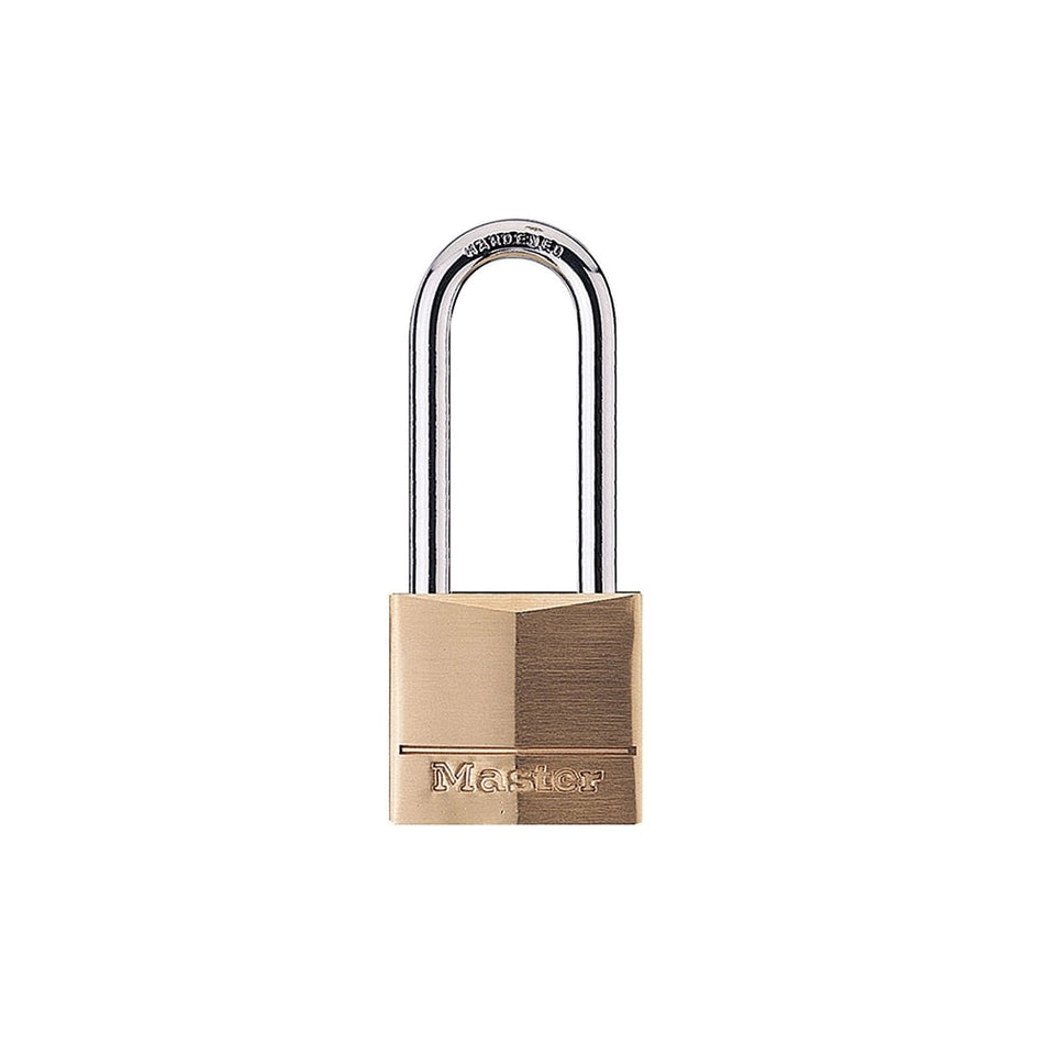Master Lock Solid Brass 40mm Padlock 4 Pin - 51mm Shackle