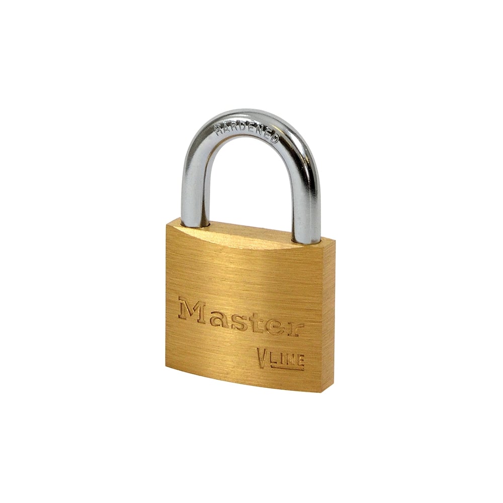 Master Lock V Line Brass 40mm Padlock - Keyed Alike 2341