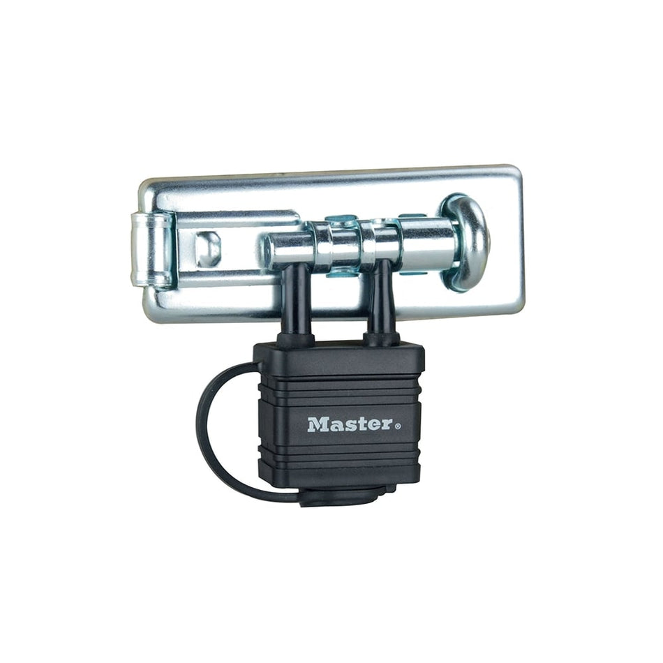 Master Lock Bolt Hasp With Integrated Lock 110mm
