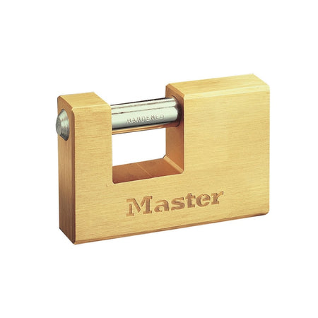 Master Lock Rectangular 76mm Solid Body Shutter Lock