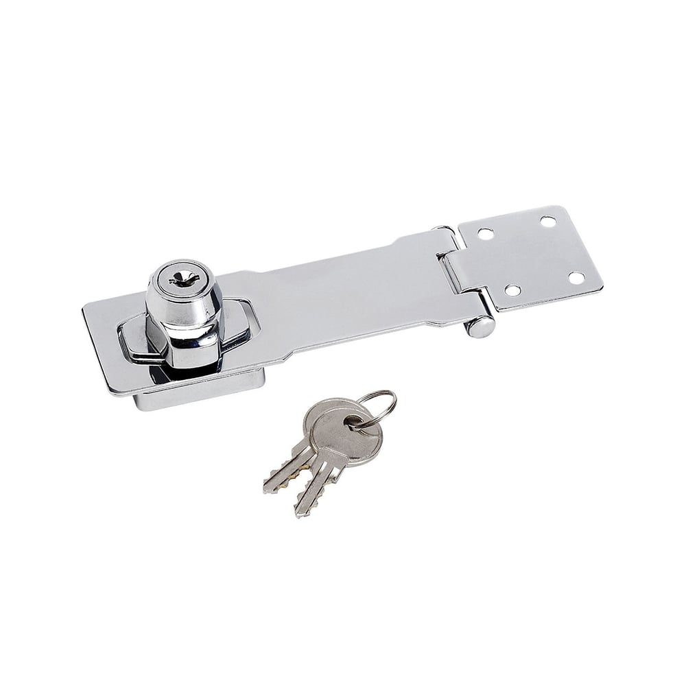 Master Lock Chrome Plated Steel Locking Hasp 117mm