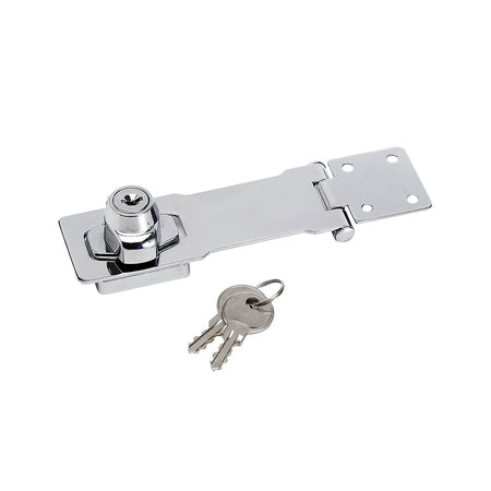 Master Lock Chrome Plated Steel Locking Hasp 117mm