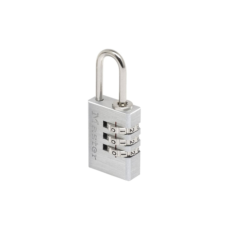 Master Lock Aluminium 20mm 3 Digit Combination Padlock