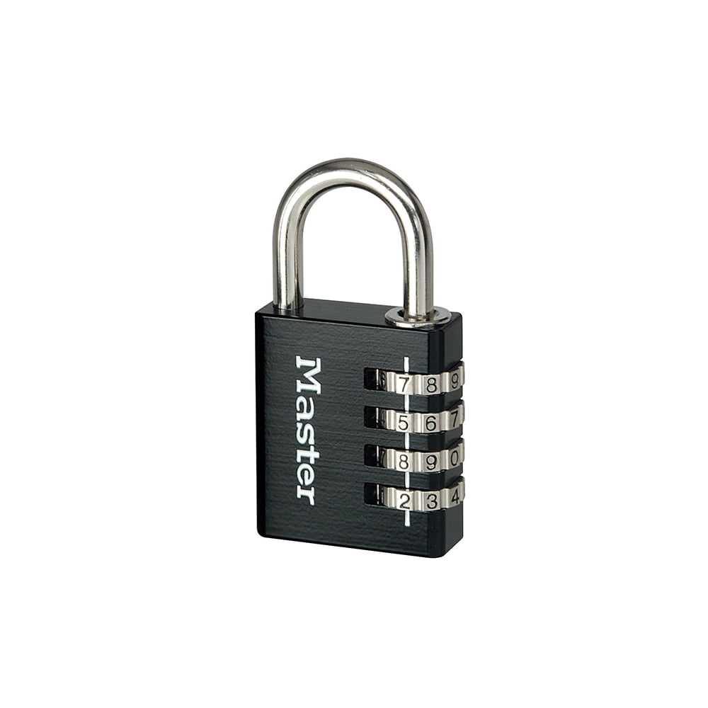 Master Lock Black 40mm 4 Digit Combination Padlock