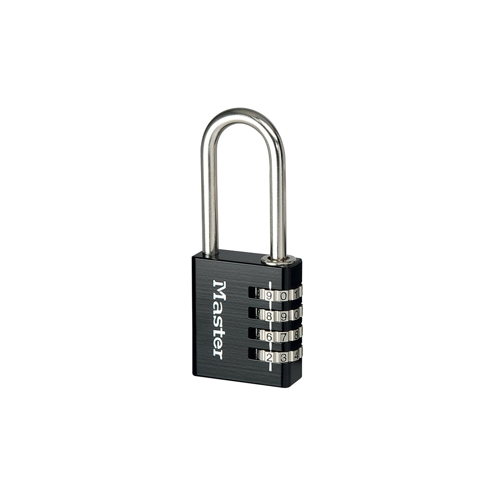 Master Lock Black 40mm 4 Digit Combination Padlock - 51mm Shackle