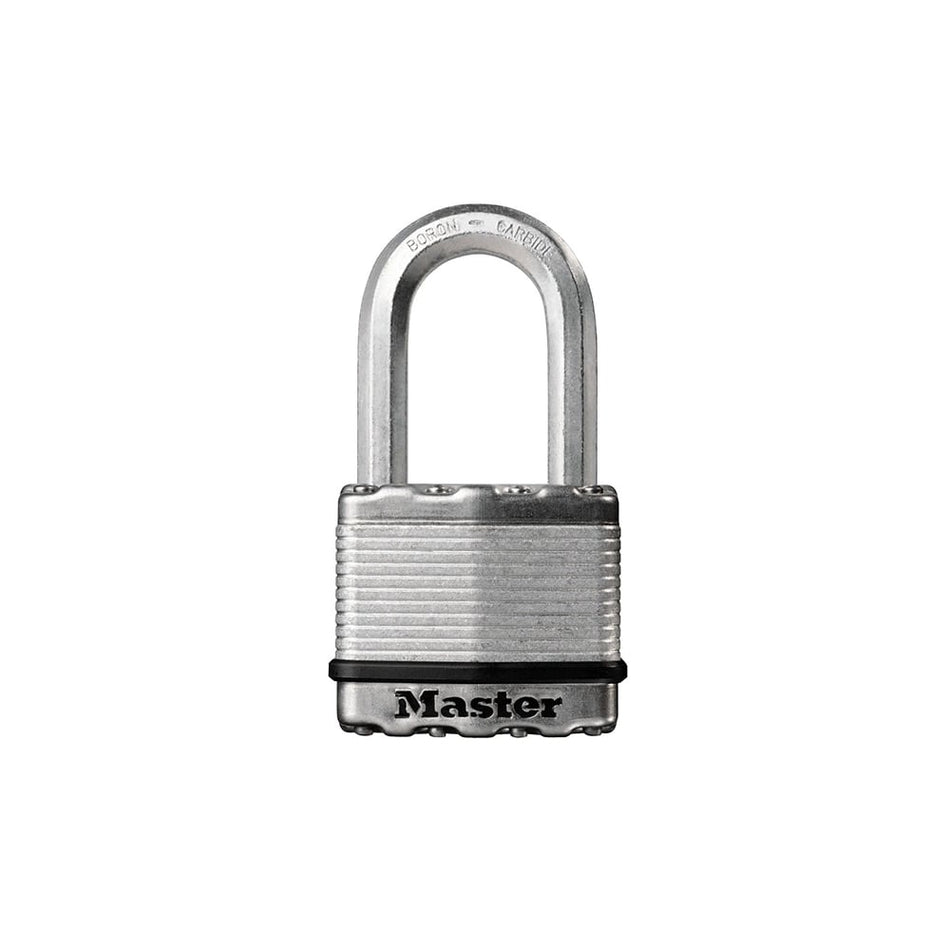 Master Lock Excell Laminated Steel 50mm Padlock - 38mm Shackle
