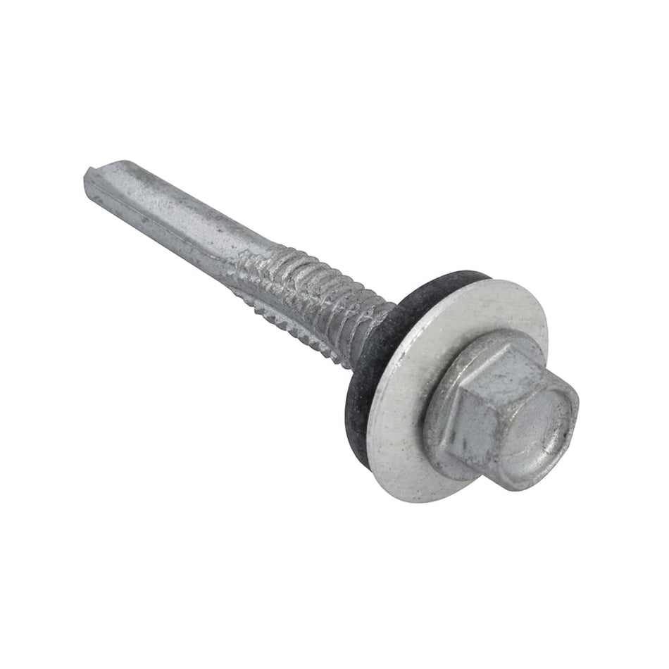 TechFast Hex Head Roofing Screw Self Drill Heavy Section 5.5x38mm Pack 100