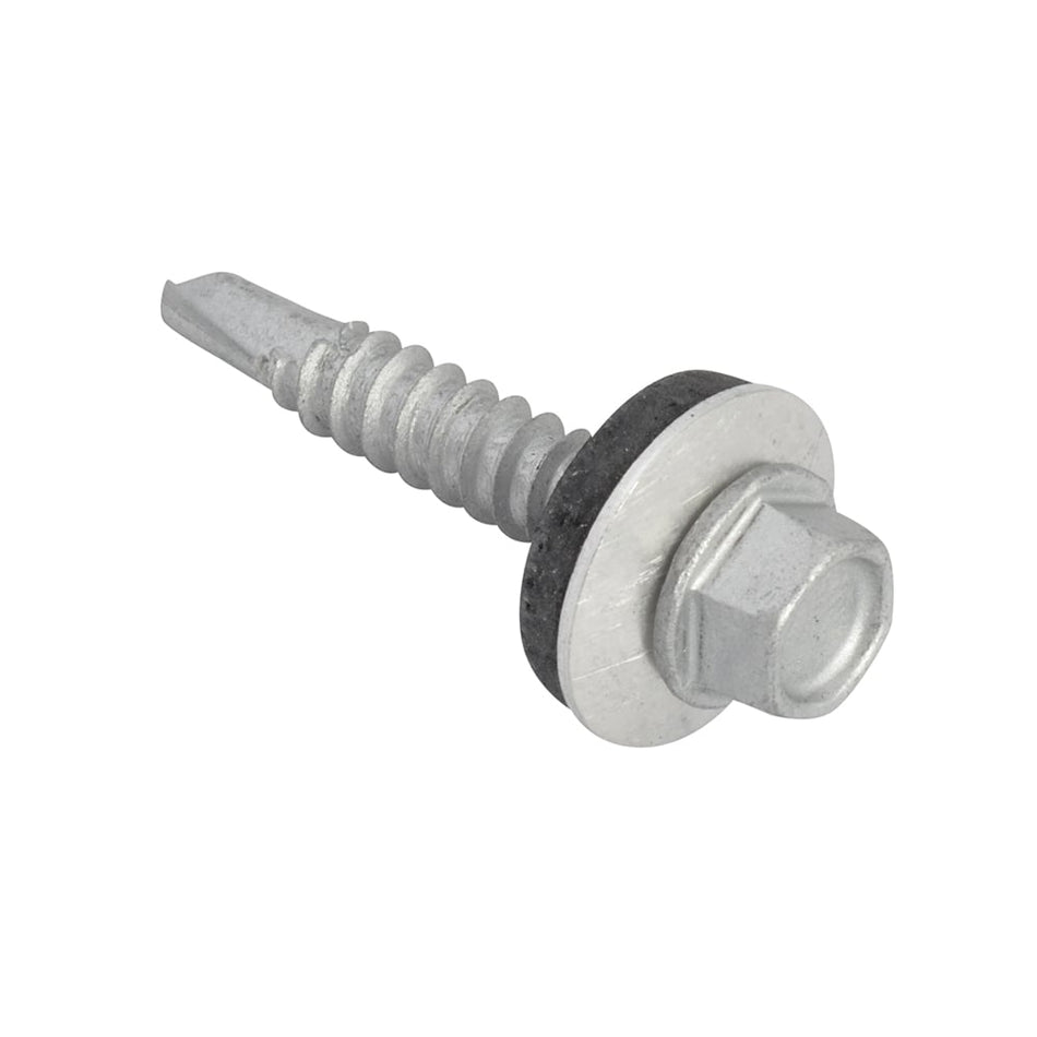 TechFast Hex Head Roofing Screw Self Drill Light Section 5.5x32mm Pack 100