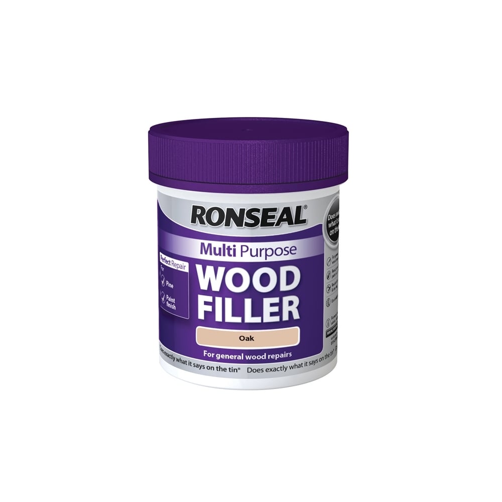RonsealMulti Purpose Wood Filler Tub Oak 250g Model No- 37529