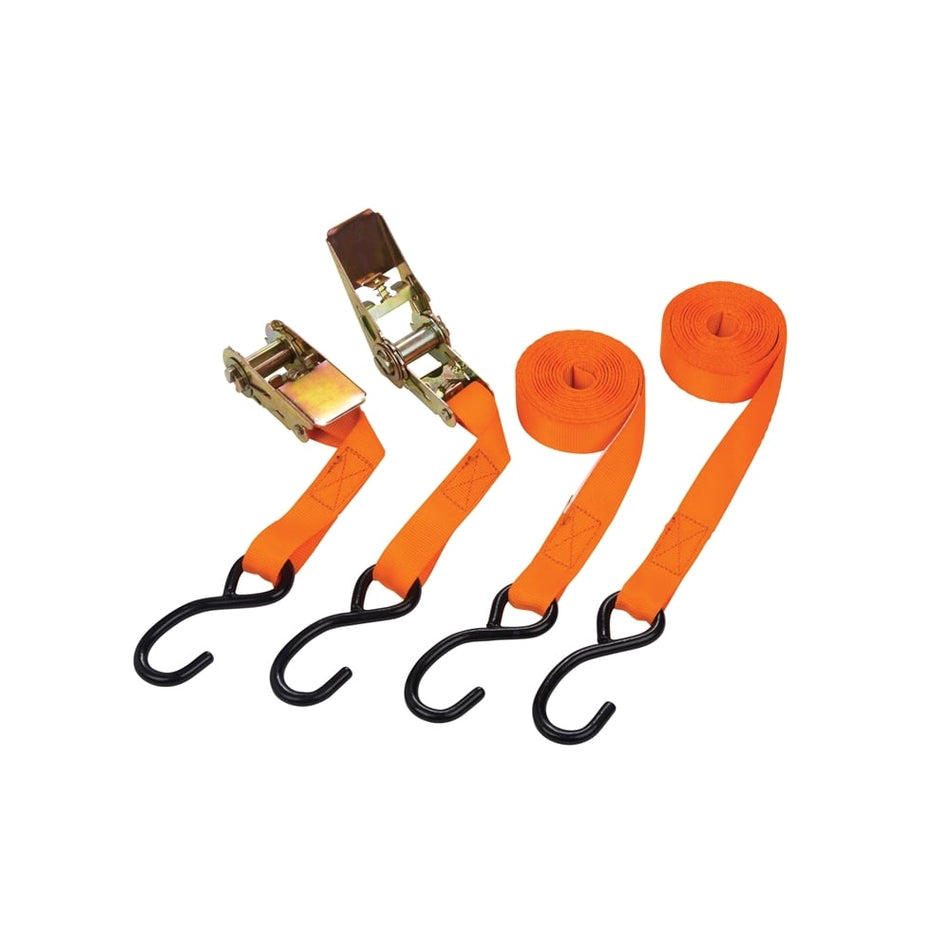 Ratchet Tie Down Set 2 Piece 25mm x 4.5m