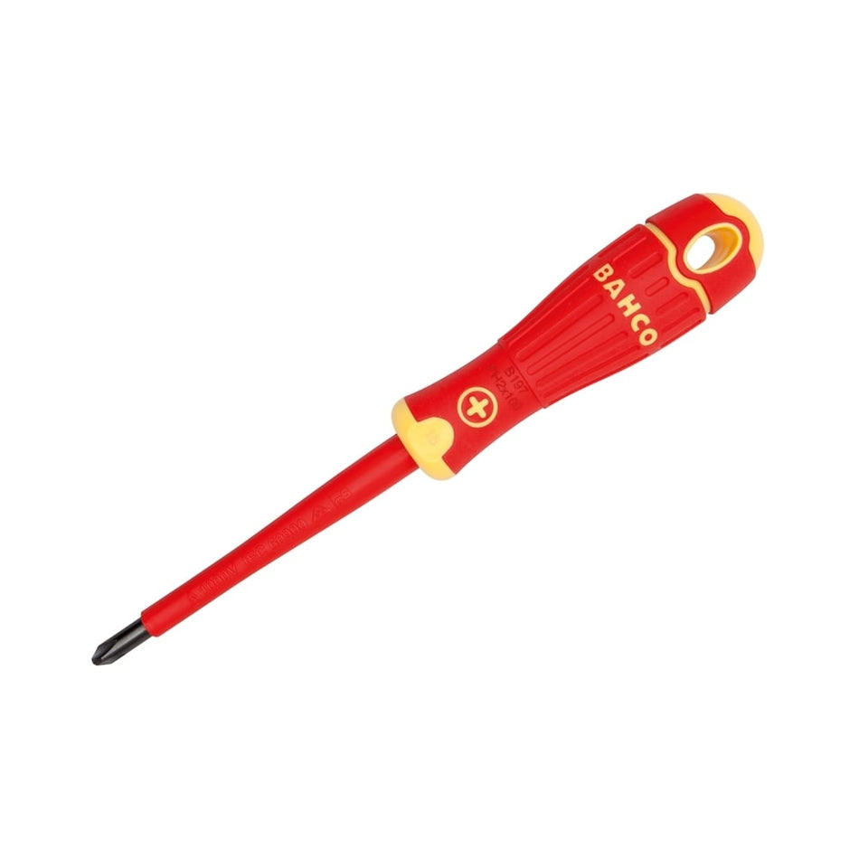 BAHCOFIT Insulated Screwdriver Phillips Tip PH0 x 75mm