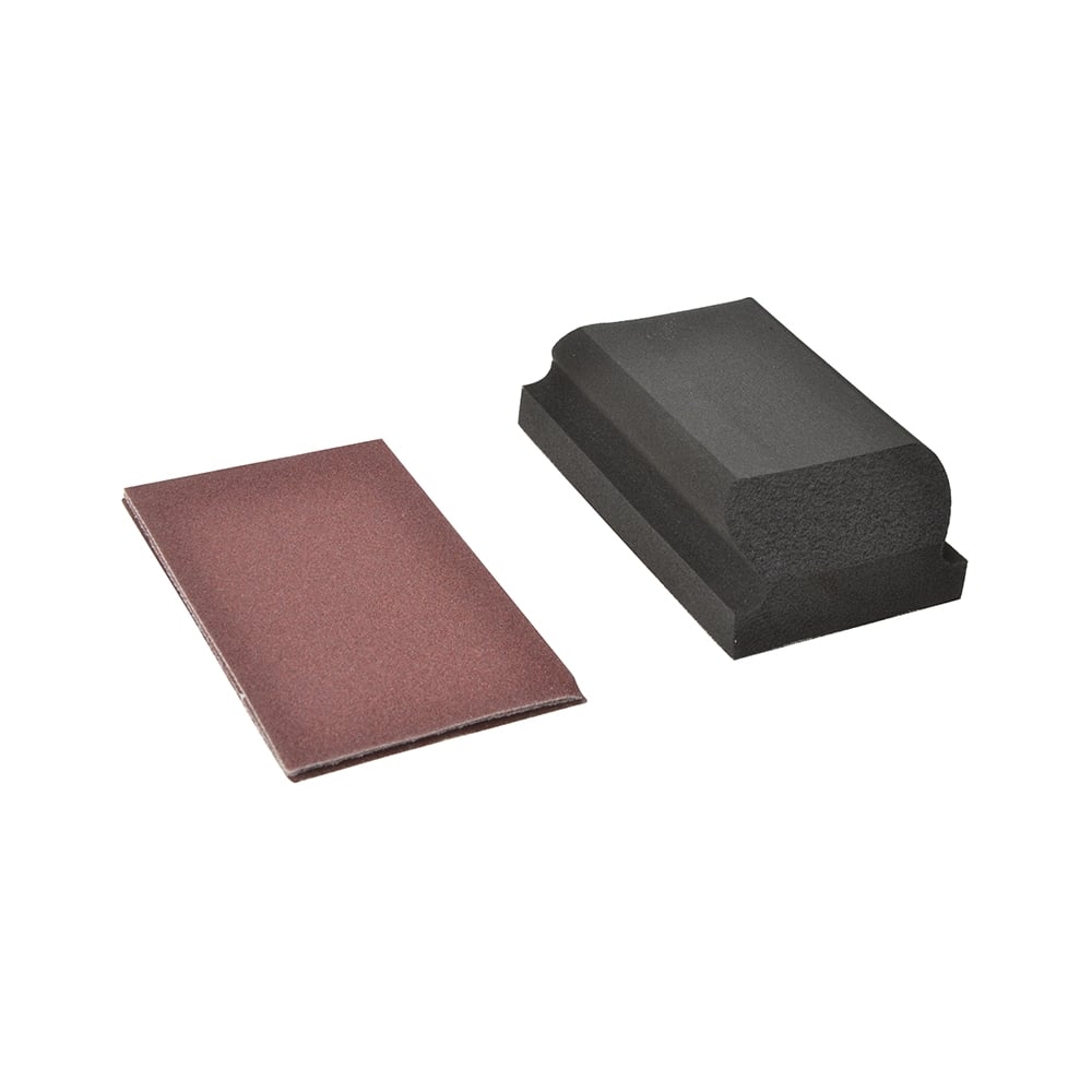 Flexovit Hook & Loop Sanding Block Kit Assorted 70 x 125mm (3)