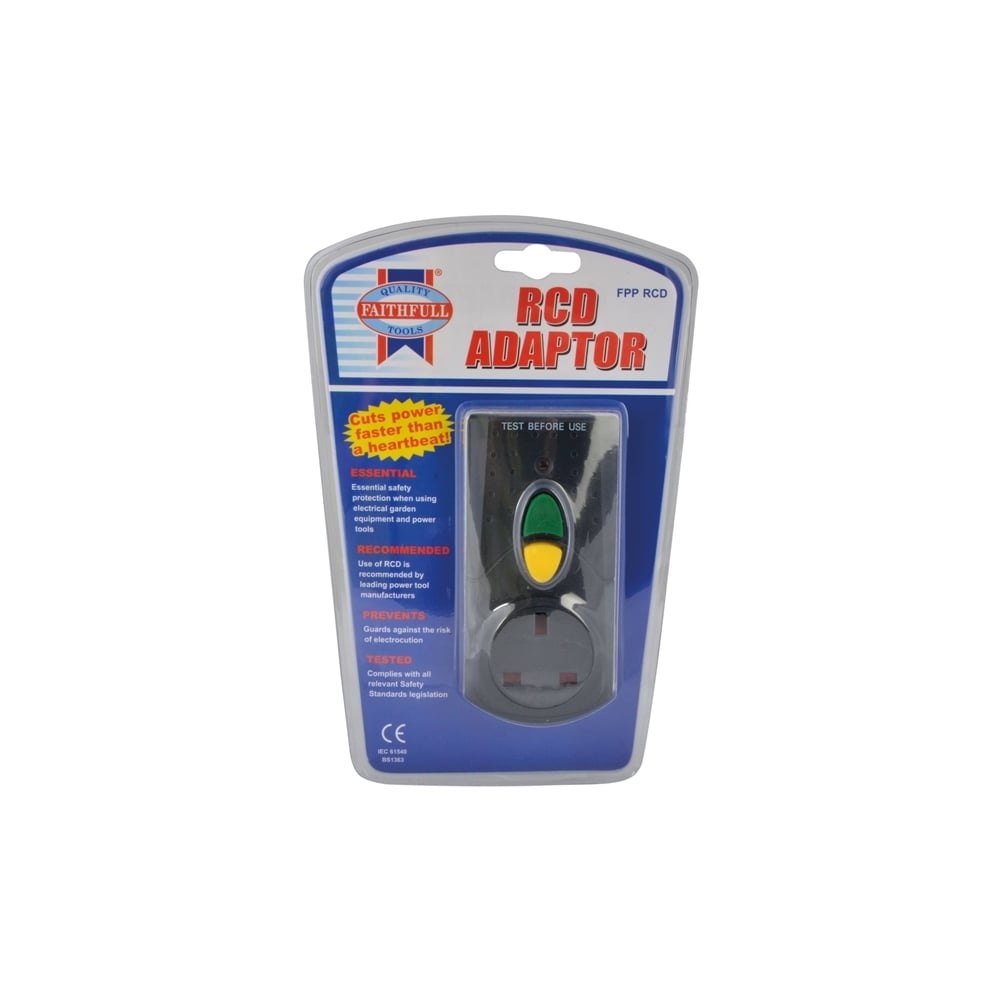Faithfull Power Plus RCD Adaptor (Circuit Breaker)