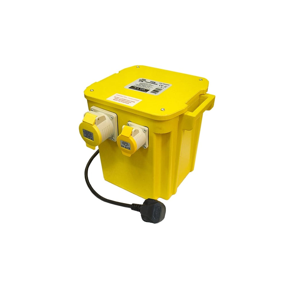 Faithfull Power Plus 5 KVA Triple Outlet Transformer