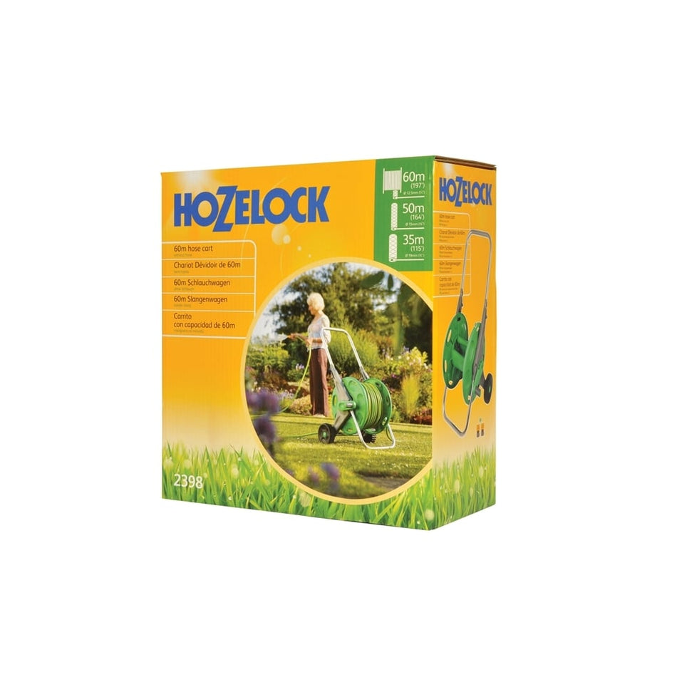 Hozelock 2398 60m Hose Cart Only NO HOSE SUPPLIED
