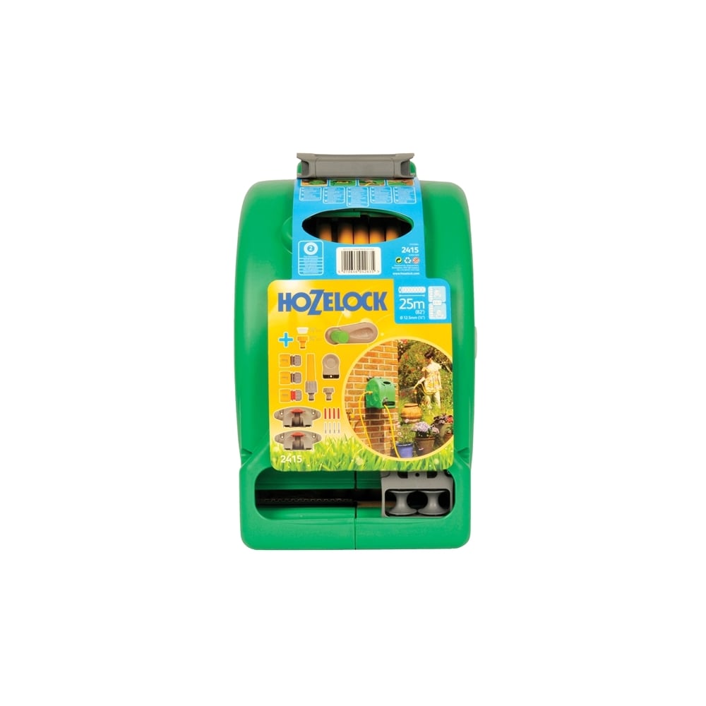 Hozelock 2415 2-N-1 Compact Reel + 25 Metres of 11.5 mm Hose