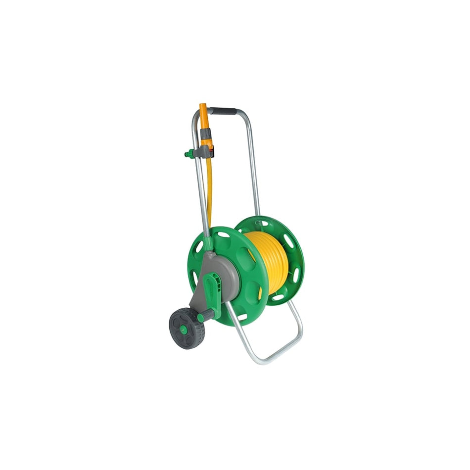 Hozelock 2434 Assembled Reel + 30 Metres of 12.5mm Hose & Fittings