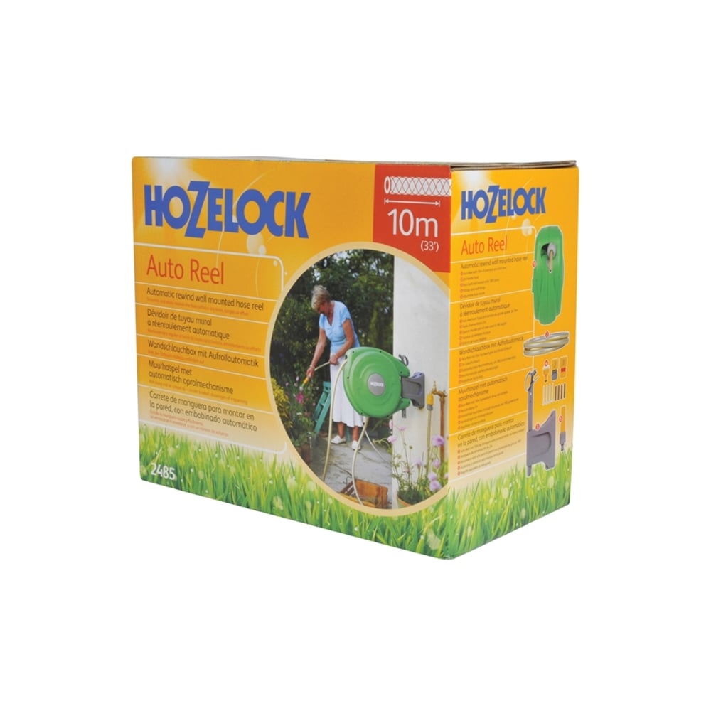 Hozelock 2485 Mini AutoReel Retractable Hose System + 10 Metres of 12.5mm Hose