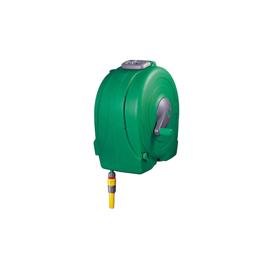 Hozelock 2496 Fast Reel Hose System Wall Mounted + 40 Metres of 12.5mm Hose