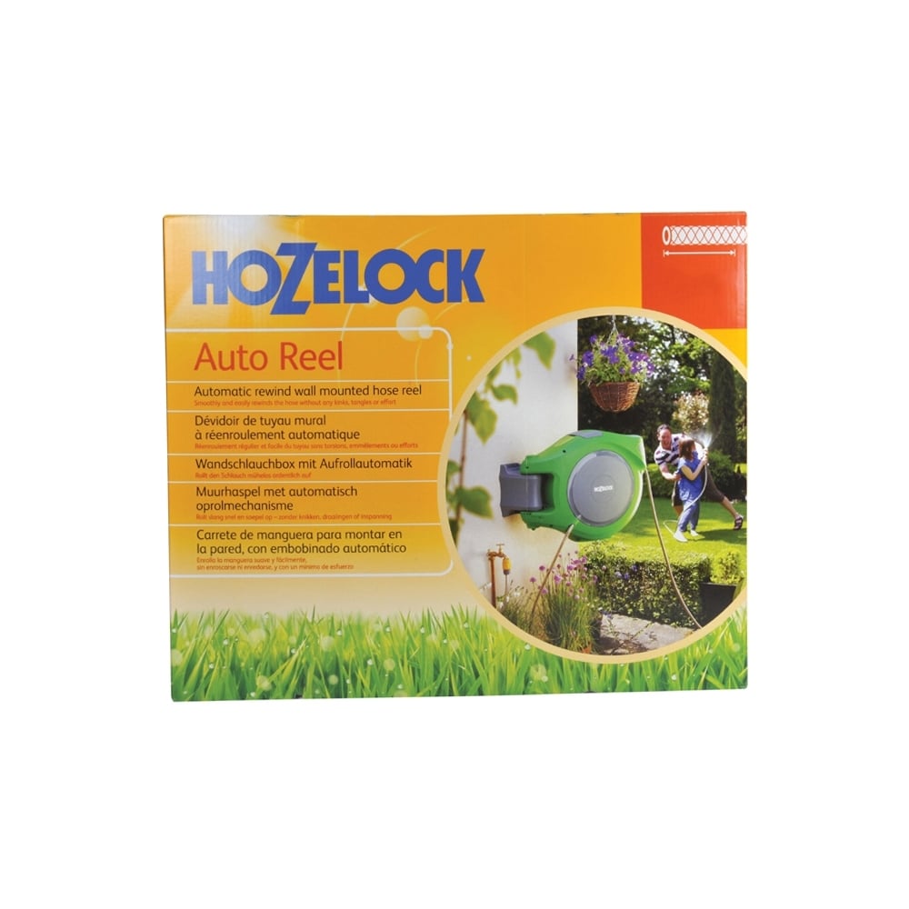 Hozelock 2595 AutoReel Retractable Hose System + 40 Metres of 12.5mm Hose
