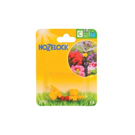 Hozelock Adjustable Micro Jet 360 Degree 4mm/13mm (2 Pack)