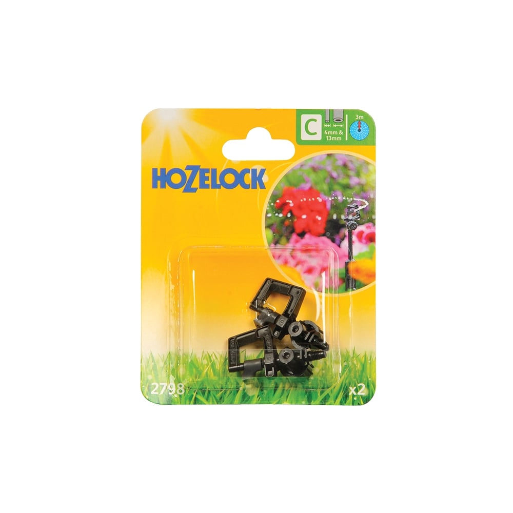 Hozelock Mini Sprinkler 4mm/13mm (Pack of 2)