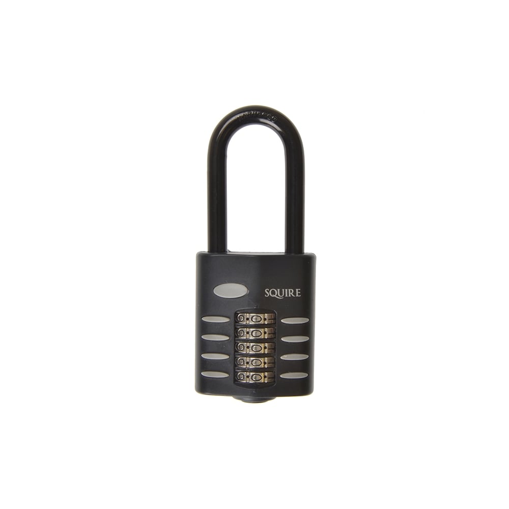 Henry Squire CP60/2.5 Combination Padlock 5 Wheel 60mm Extra Long Shackle 63mm
