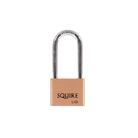 Henry Squire LN5/2.5 Lion Brass Padlock 5 Pin 65mm Long Shackle