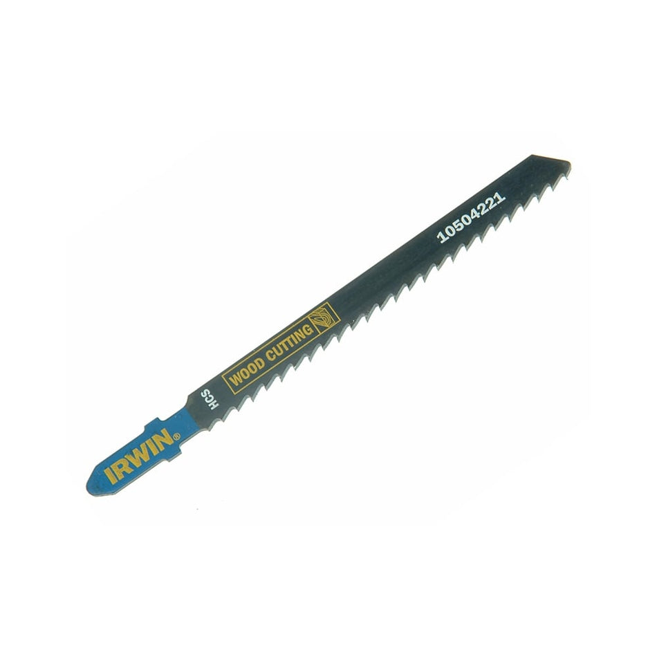 IRWIN Jigsaw Blades Wood Cutting Pack of 5 T101B